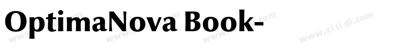 OptimaNova Book字体转换 OptimaNova Book字体转换